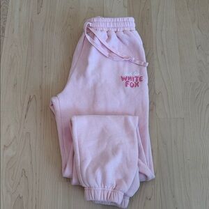 White Fox Boutique Pink Sweatpants